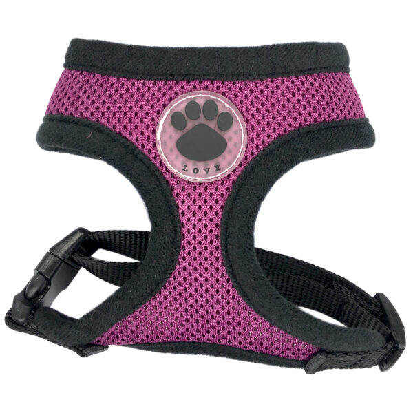 Breathable Paw Print Harness - Image 4