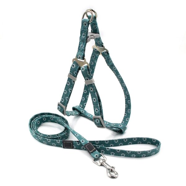 Dog's Boho Print Harness with Leash - Image 6