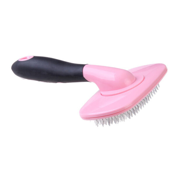 Plastic Dog's Brush with Metal Teeth - Image 6