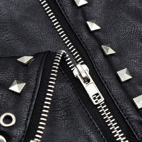 Black Leather Jacket for Cats - Image 5