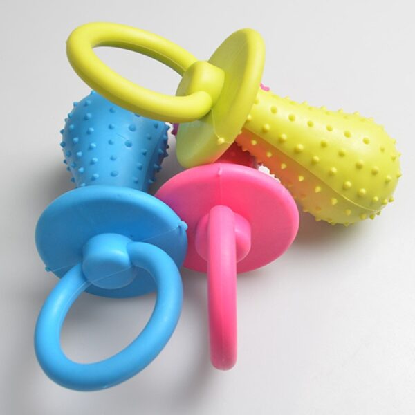 Funny Chewing Dummy Rubber Toy for Dogs - Image 3