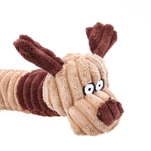 Amusing Dog Shaped Chewing Plush Pet's Toy - Image 7