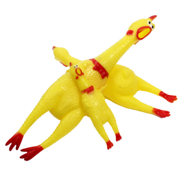 Squeaking Chicken Funny Dog's Toy - Image 4