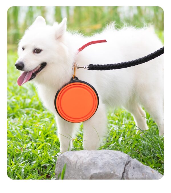 Folding Portable Silicone Pet Bowl - Image 3