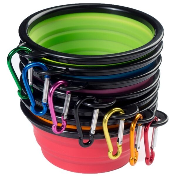 Folding Portable Silicone Pet Bowl - Image 4