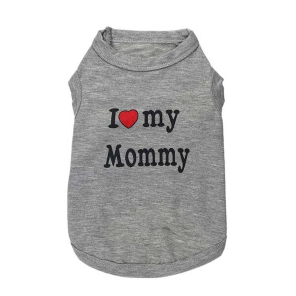 Lovely Inscribed Cotton Dog's T-Shirt - Image 4