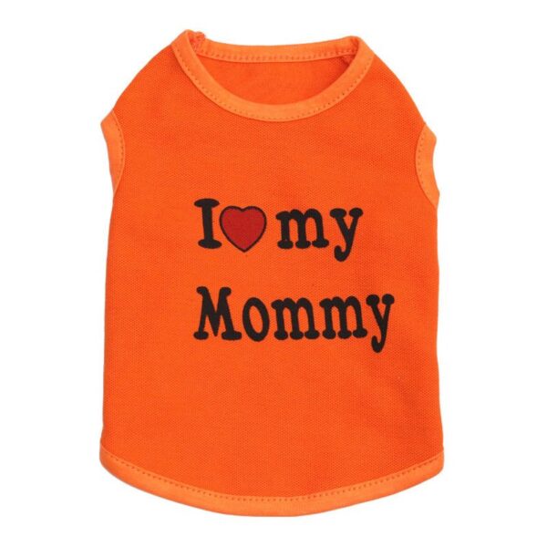 Lovely Inscribed Cotton Dog's T-Shirt - Image 6