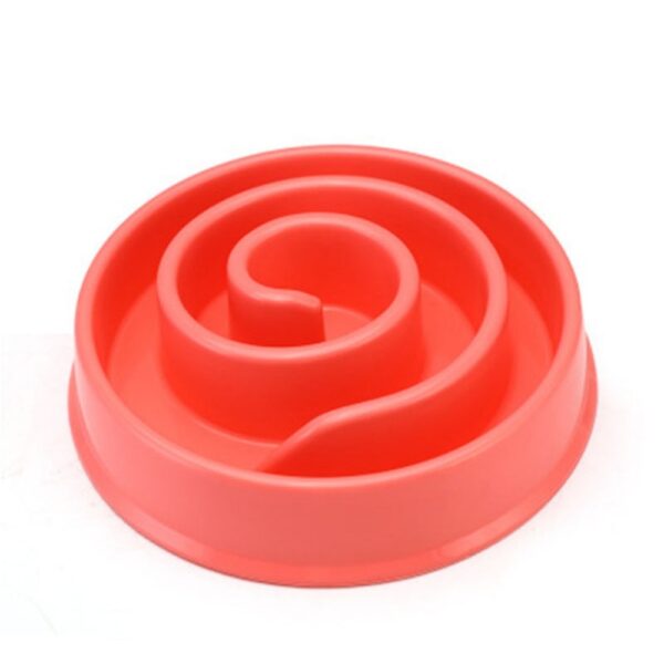 Pet's Feeding Spiral Shaped Food Bowl - Image 7