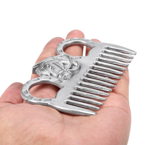 Horse Cleaning Aluminium Comb - Image 4