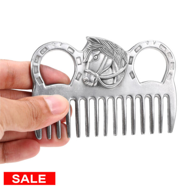 Horse Cleaning Aluminium Comb - Image 3