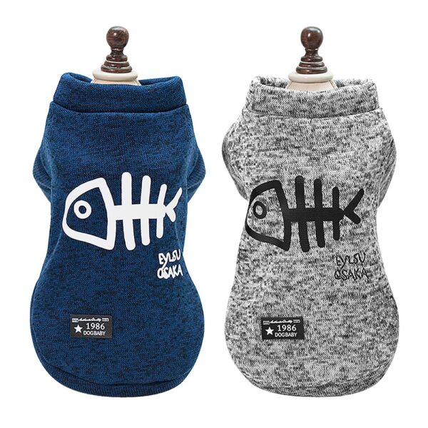 Cute Fish Printed Dog Vest