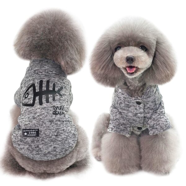 Cute Fish Printed Dog Vest - Image 5