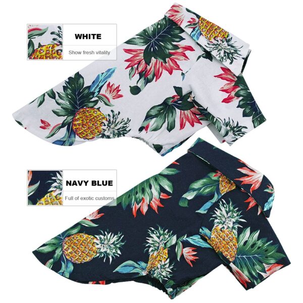 Spring/Summer Cotton Printed Clothes For Small Pets - Image 3