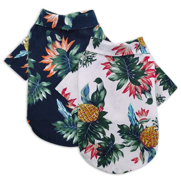 Spring/Summer Cotton Printed Clothes For Small Pets