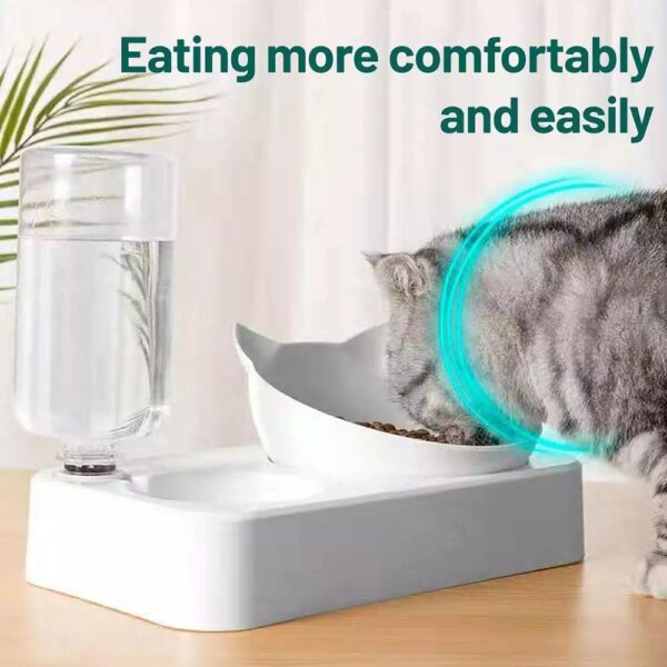 Cat's Food and Water Bowl - Image 3