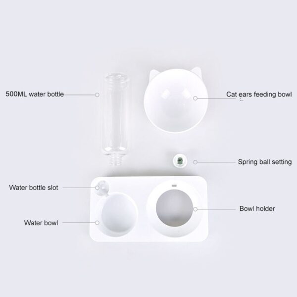 Cat's Food and Water Bowl - Image 7