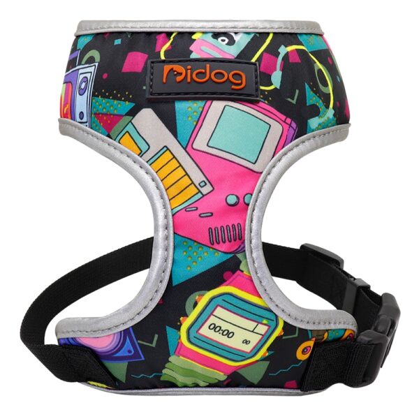 Dog's Colorful Print Harness - Image 4