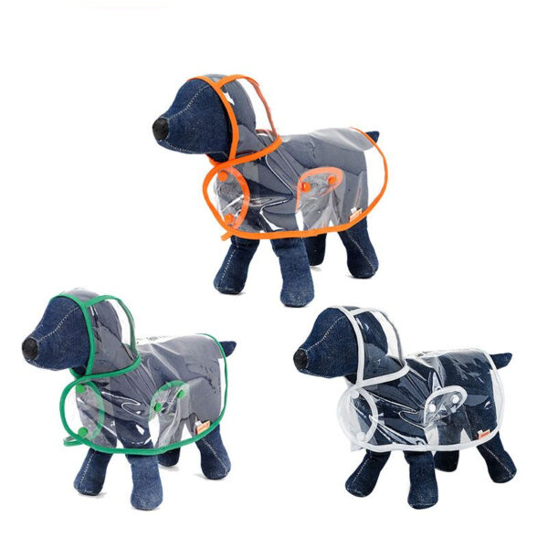 Transparent Dog's Rain Coat