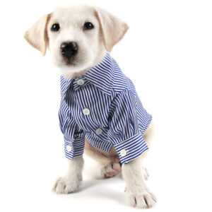 Dog's Casual Striped Shirt