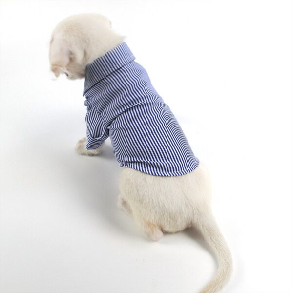 Dog's Casual Striped Shirt - Image 5
