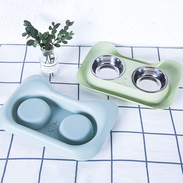 Durable Double Stainless Steel Bowl - Image 3