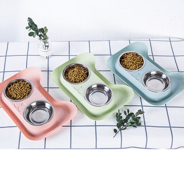Durable Double Stainless Steel Bowl - Image 4