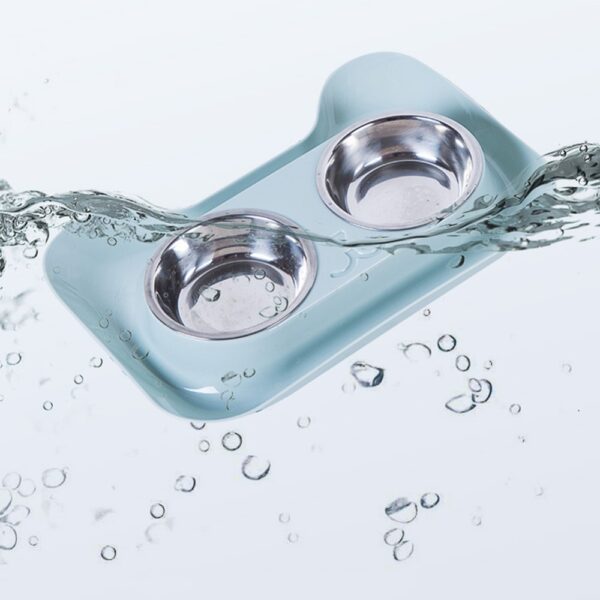 Durable Double Stainless Steel Bowl - Image 5
