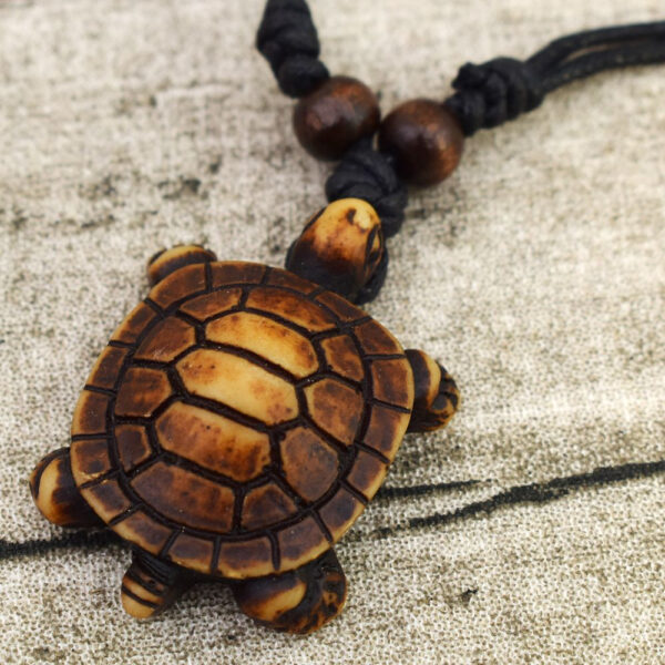 Turtle Shaped Pendant Necklace - Image 5