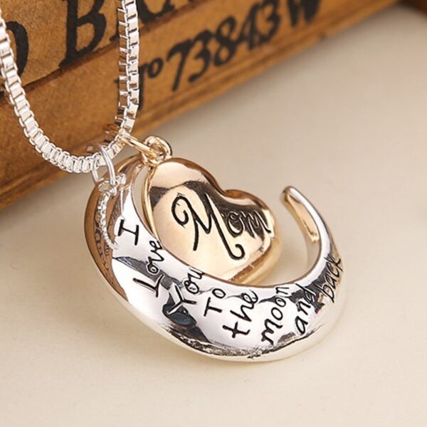 Heart Pendant Necklace Jewelry for Mother Day Gift - Image 3