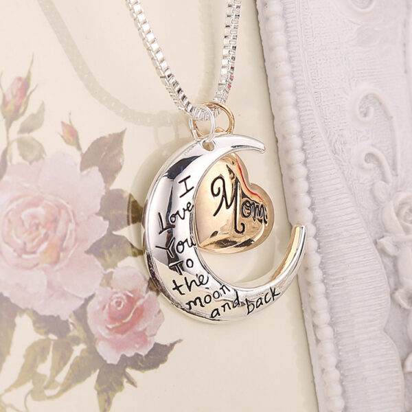 Heart Pendant Necklace Jewelry for Mother Day Gift - Image 5