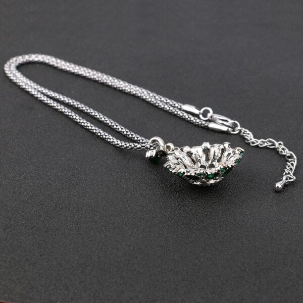 Women's Floral Crystal Necklace - Image 7
