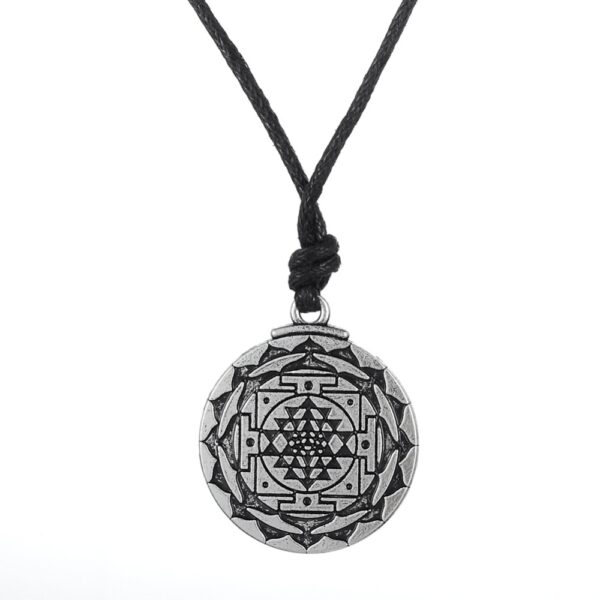Men's Yoga Style Necklace with Healing Amulet