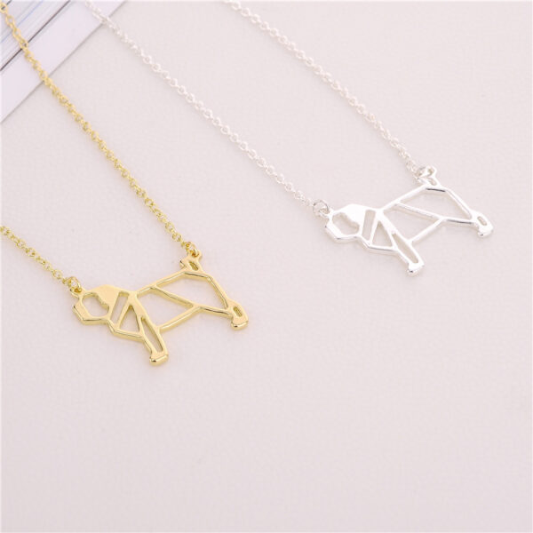 Fashion Geometric Pug Necklace - Image 4