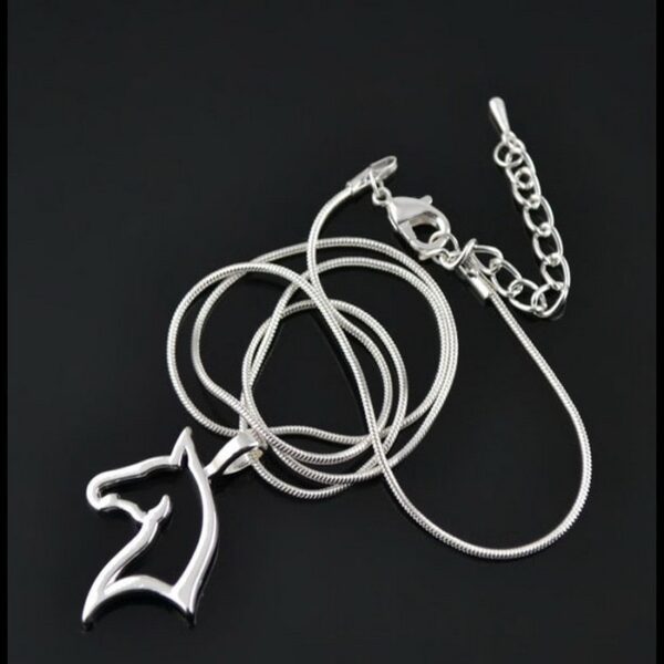Minimalist Horse Head Necklace - Image 6