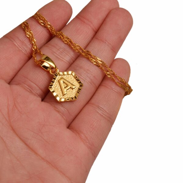 Women's Letter Pendant Necklace - Image 4