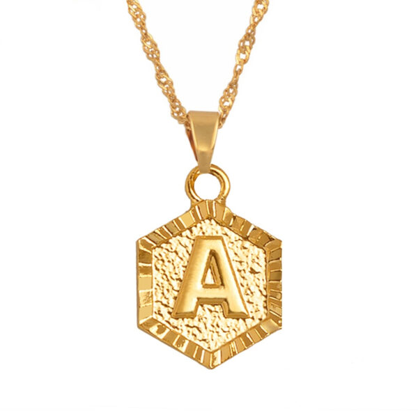 Women's Letter Pendant Necklace - Image 3