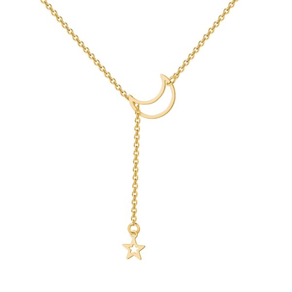 Women's Star and Moon Pendant - Image 3