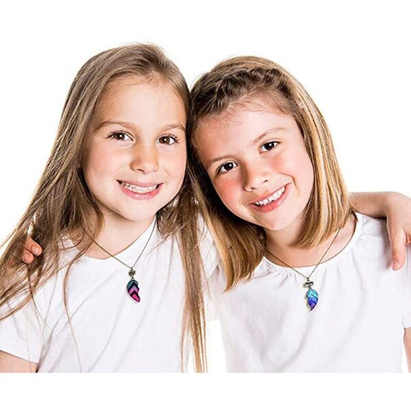 BFF Heart Pendant Necklace - Image 4
