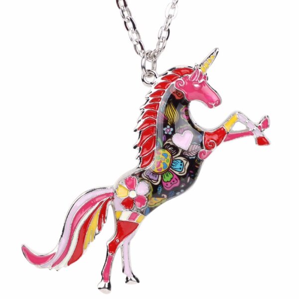 Liberty Enamel Unicorn Necklace - Image 7