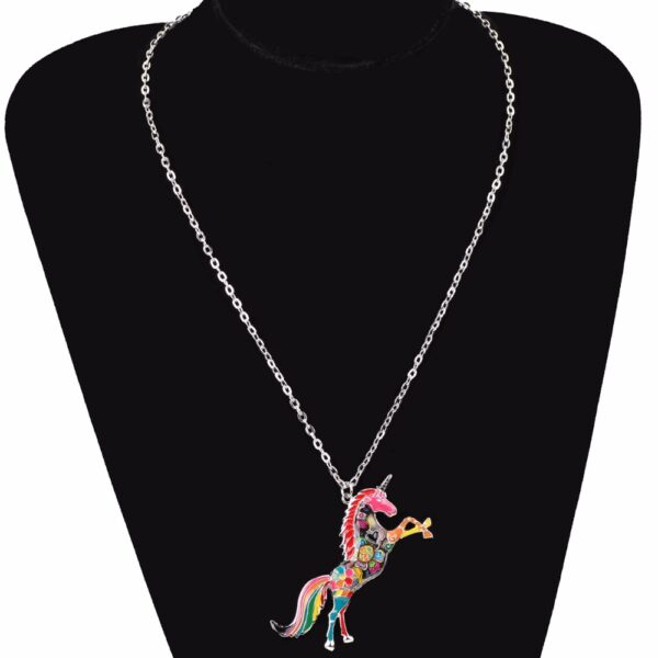 Liberty Enamel Unicorn Necklace - Image 3