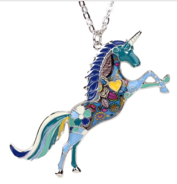 Liberty Enamel Unicorn Necklace