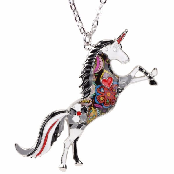 Liberty Enamel Unicorn Necklace - Image 6