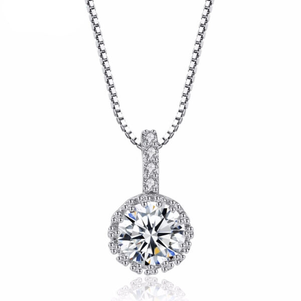 Women's Crystal Decorated Pendant Necklace