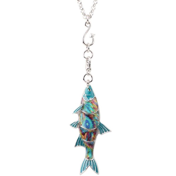 Fish Metal Necklace for Women - Image 7