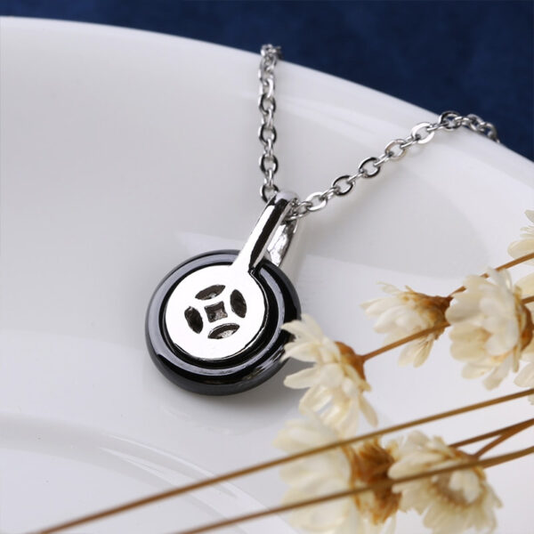 Shiny Ceramic Pendant Necklace - Image 6