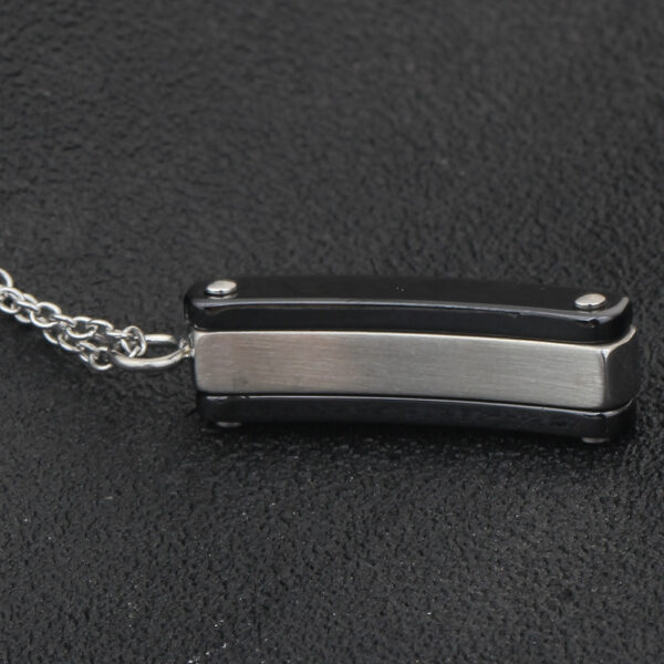 Geometric Ceramic Pendant Necklace - Image 4