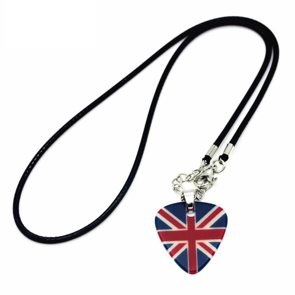 Unisex Guitar Pick Chain Necklace