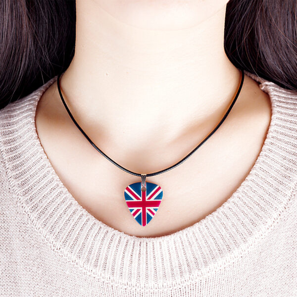 Unisex Guitar Pick Chain Necklace - Image 3