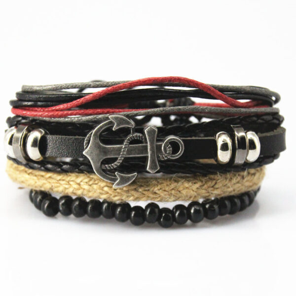 Set of Leather Bracelets for Men - Image 4