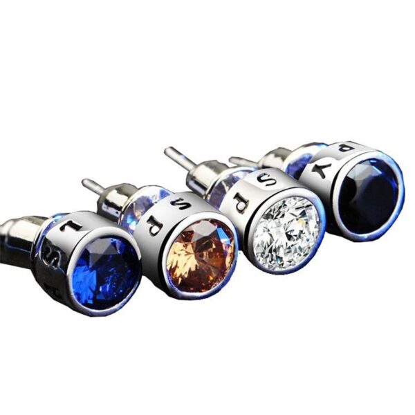 Luxury Inscripted Men's Earrings - Image 4